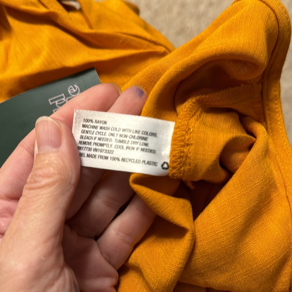 Wild fable peach sleeveless jumpsuit shorts - Picture 7 of 7